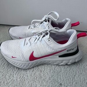 Nike React Infinity Run Flyknit 3 - White/Light Crimson - Men’s Size 11